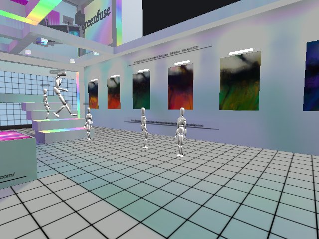 gallery is lit