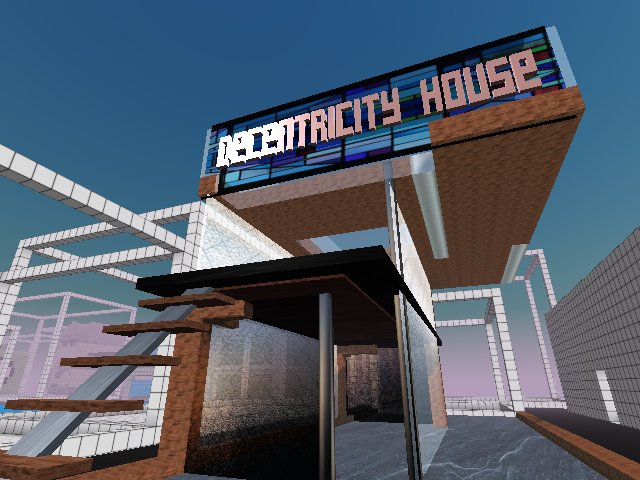 My new semi-realistic take on a Cryptovoxels building :)