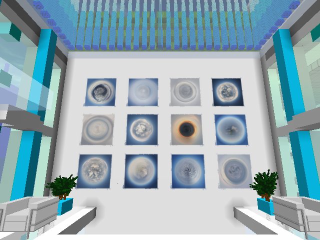Tokenized Cloudsphere Installation at the ArtbyMLO Tower