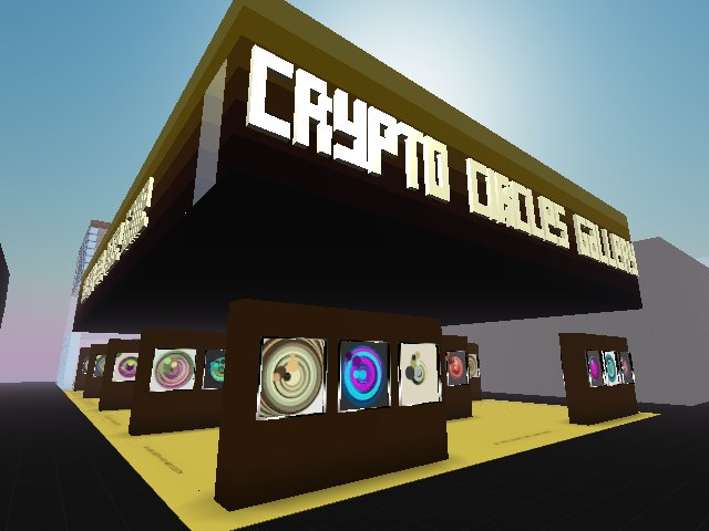 Visit the new Crypto Circles gallery (with a maze upstairs) ;-)