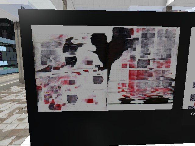 Now, what do you see in the inkblot? #MoCAMuseum #cryptoart