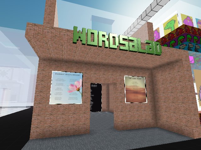WordSalad Poetry Gallery Open Now