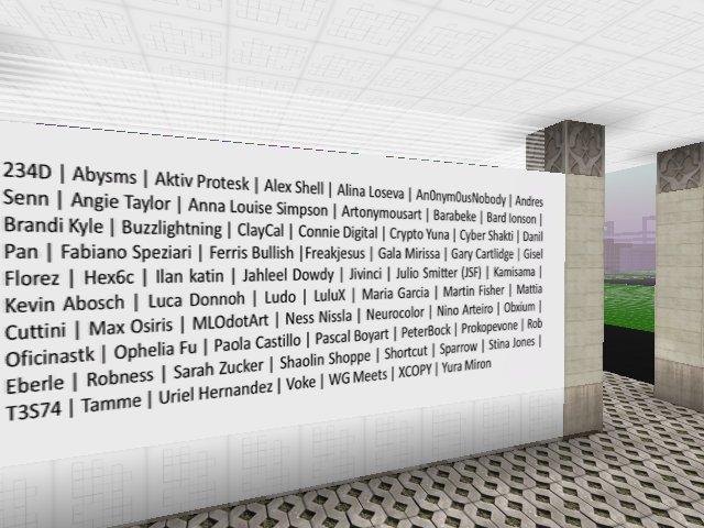 Wall of Fame #MoCAMuseum #cryptoart