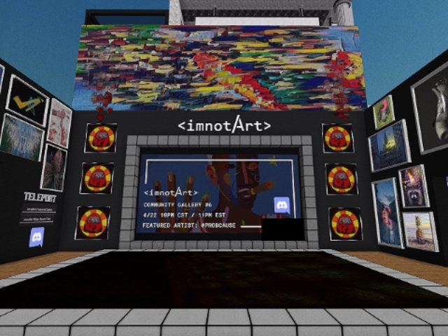 imnotArt Community Gallery #6 tomorrow night <3