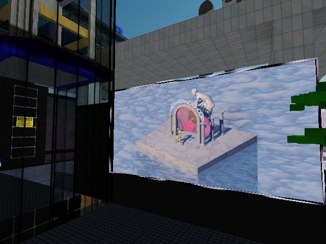 The @AGGAFILE genesis piece already showing up in @cryptovoxels.