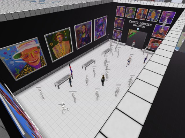 Main Featured Artist ProbCause explaining his story and pieces during Community Gallery #6