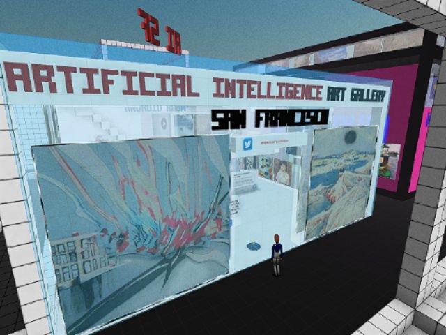 My second Artificial Intelligence Art Gallery opening in San Francisco.