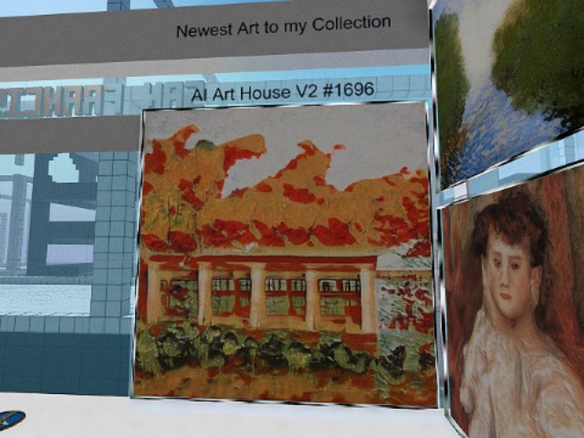 Newest Addition to my AI Art Collection from @aiarthouse V2 #1696 My Mental Shrine