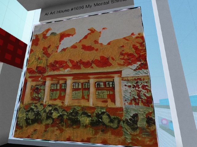 Newest artwork @ Artificial Intelligence Art Gallery Poneke from @aiarthouse #1696