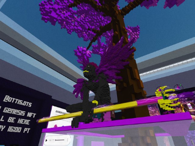 God of Art 🔮 - Purple Valley Metaverse Gallery
