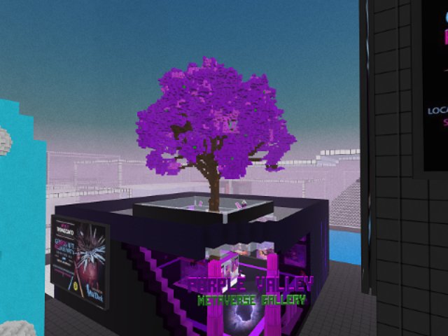 Giant Purple Tree 👾😂