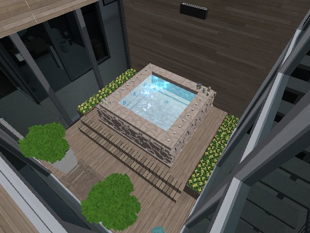 A nice jacuzzi room in a build built by Voxel Architects :)