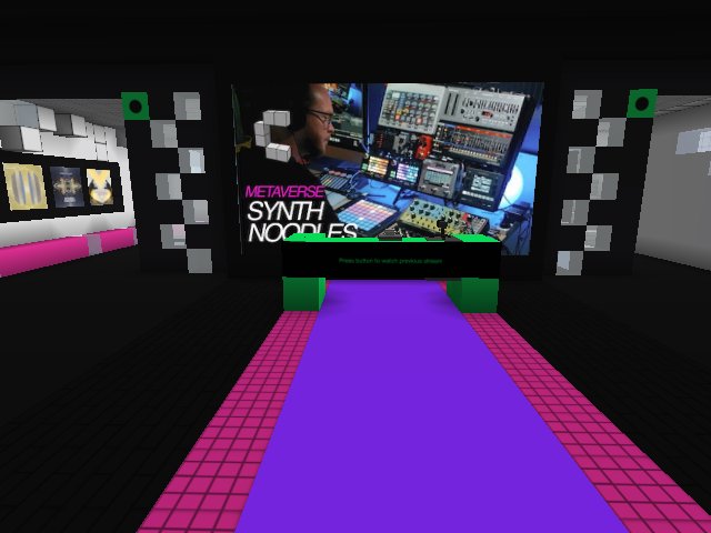 Dj set in cryptovoxel
