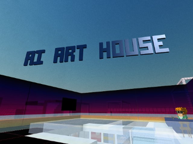 AI Art House Party Roof in San Fran