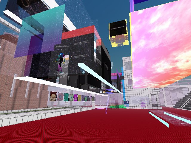 I think the walls of our parcels have gone missing... as well as some of the textures.
