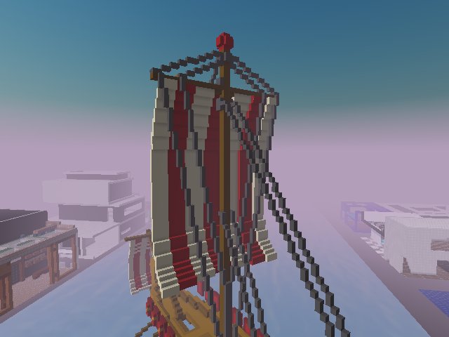 Ship in the river