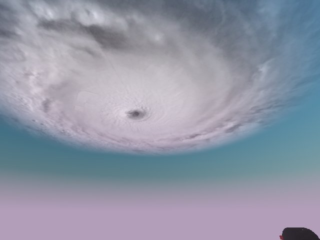 台風 in tokyo sky!