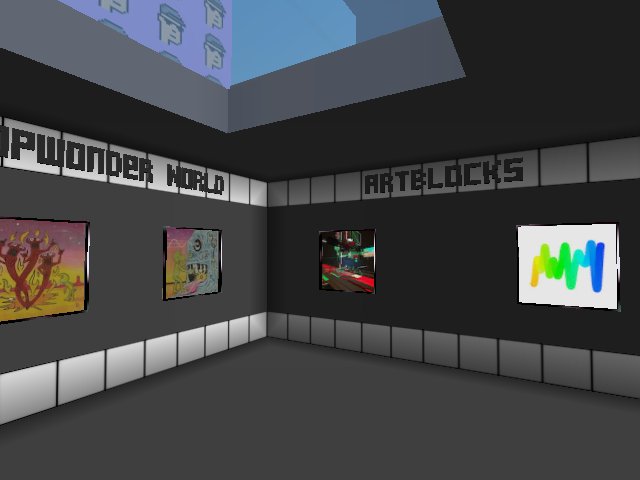 Popwonder and Artblocks exhibitions in Gallery 1164