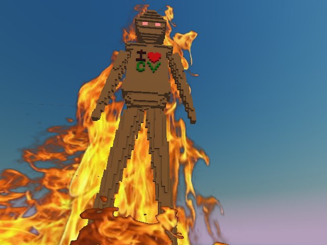 what whattt???? Cryptovoxels burning man???