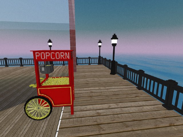 F**k yes!!! Popcorn on the San Fran pier.