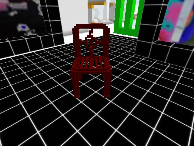 Red chair. Do you care?