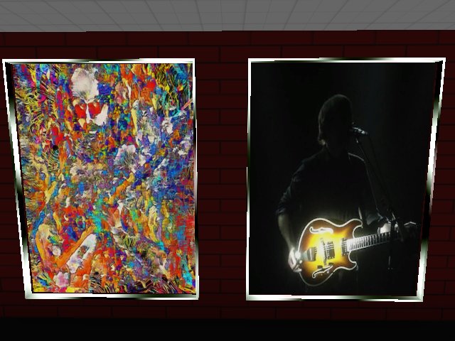 "Peekin' Through" and "Light Bending Time" (Jerry and Trey) from the Psychedelic Counter-Culture Collection on the 1st Floor of Haight-Ashbury Galleries.