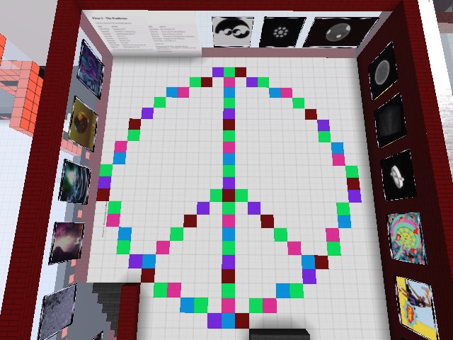 Top view of the 3rd Floor of Haight-Ashbury Galleries. Mix of OG and Breakthrough Artists. Peace and Love.
