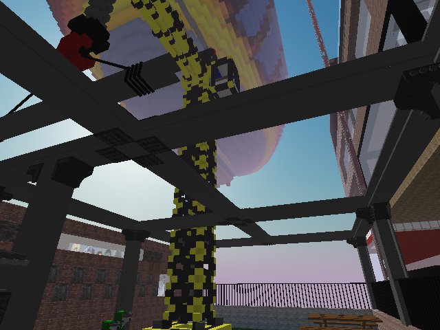 Lots goin on in the Bronx in @Cryptovoxels. @Pointshark1 x @thebeatminer on this corner. Follow the boardwalk to see Guerilla Music @KingMizoMadeIt, the Bronx Zoo (build by @Dat_Ogar), and The Loft, the best metaverse runway by @TheCryptoWoman.
